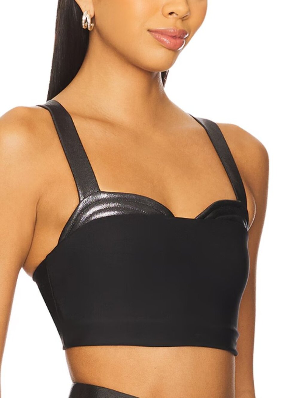 Heroine Lina Sports bra  black-metallic  XS  NEW no tags